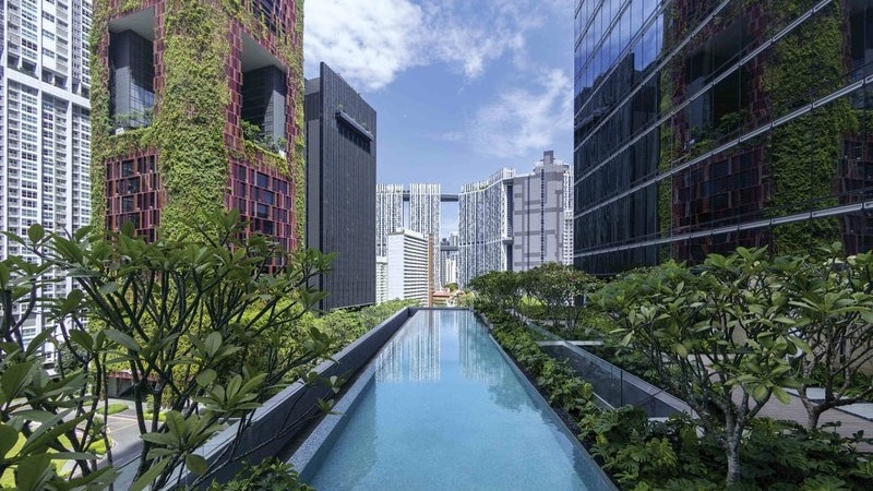Pool Terrasse Sofitel Singapur