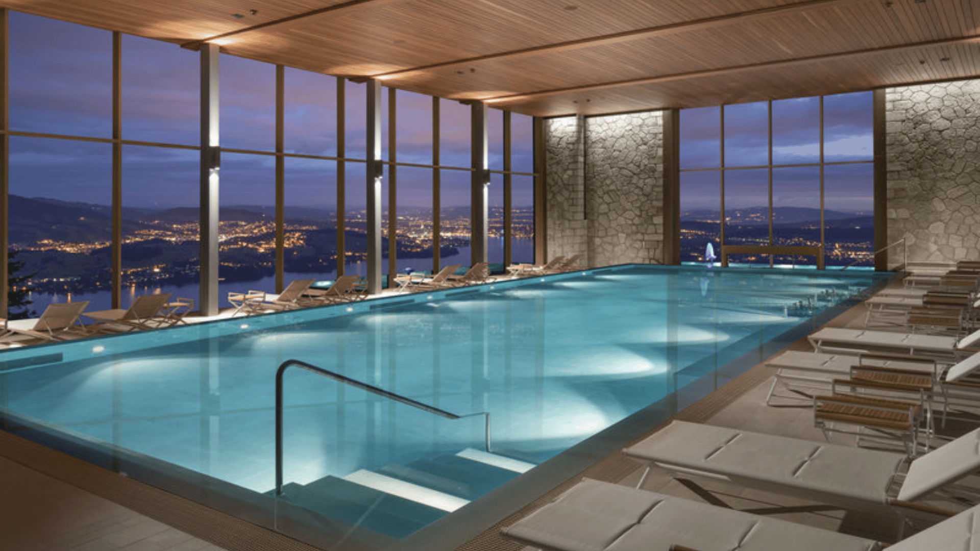 Buergenstock Hotel Pool Mit Aussicht