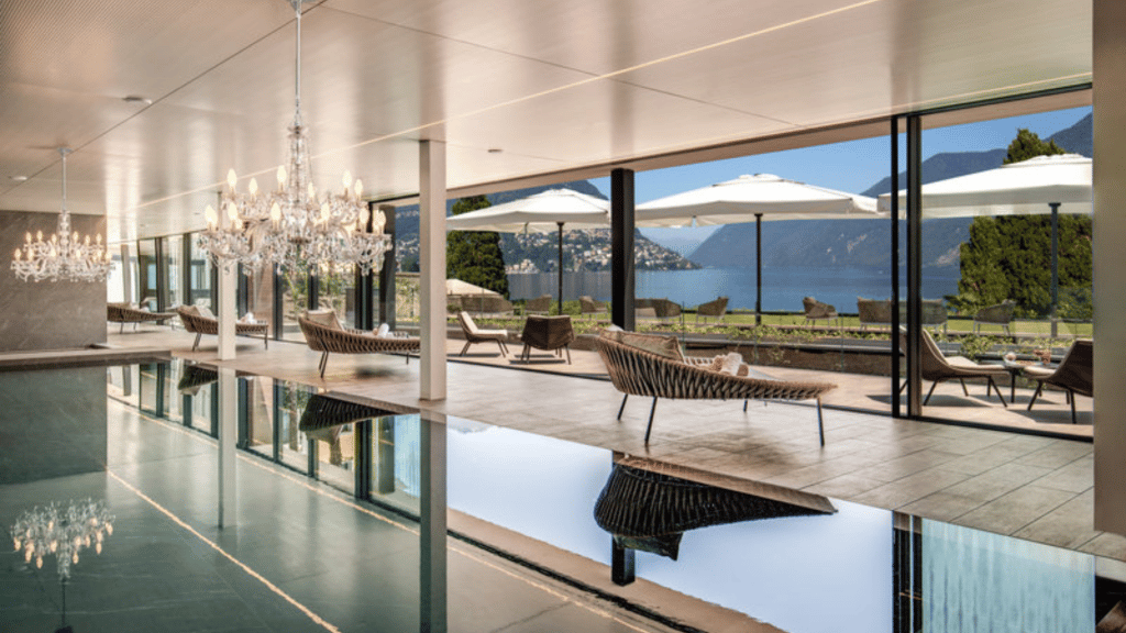 Hotel Splendide Royale Lugano Innenpool