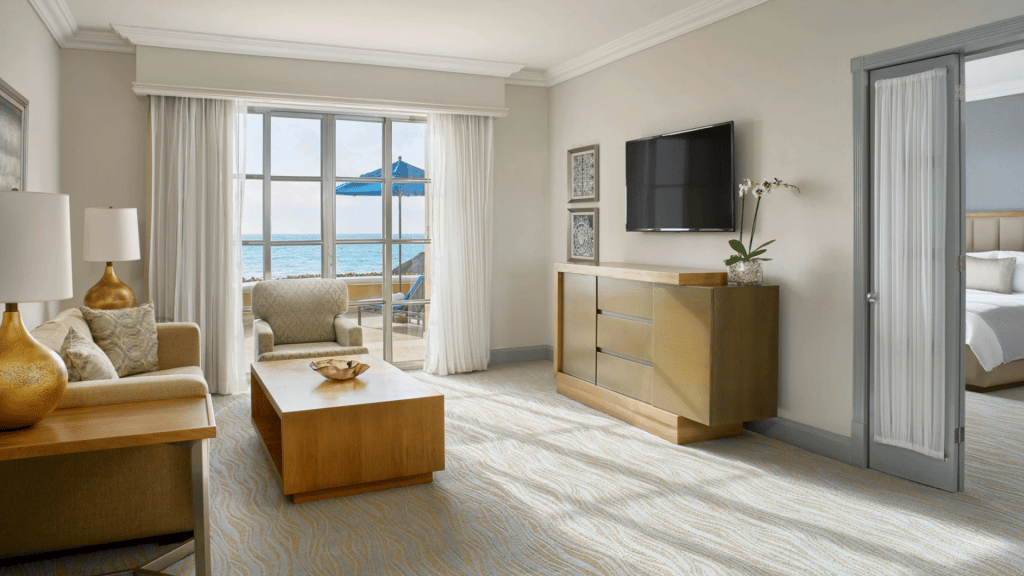 Kempinski Cancun Suite Wohnzimmer