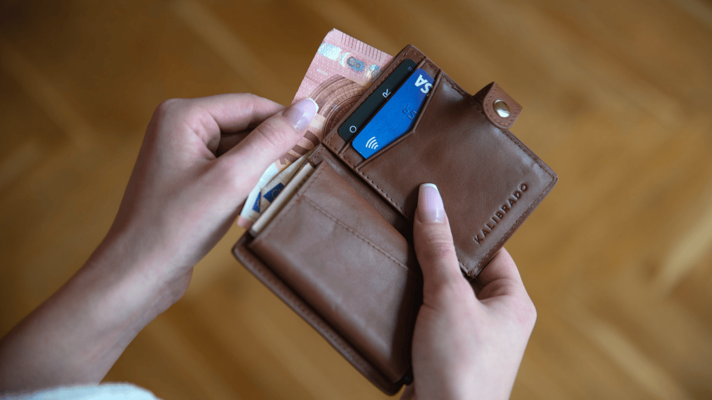 Kreditkarten Portemonnaie Geldschein