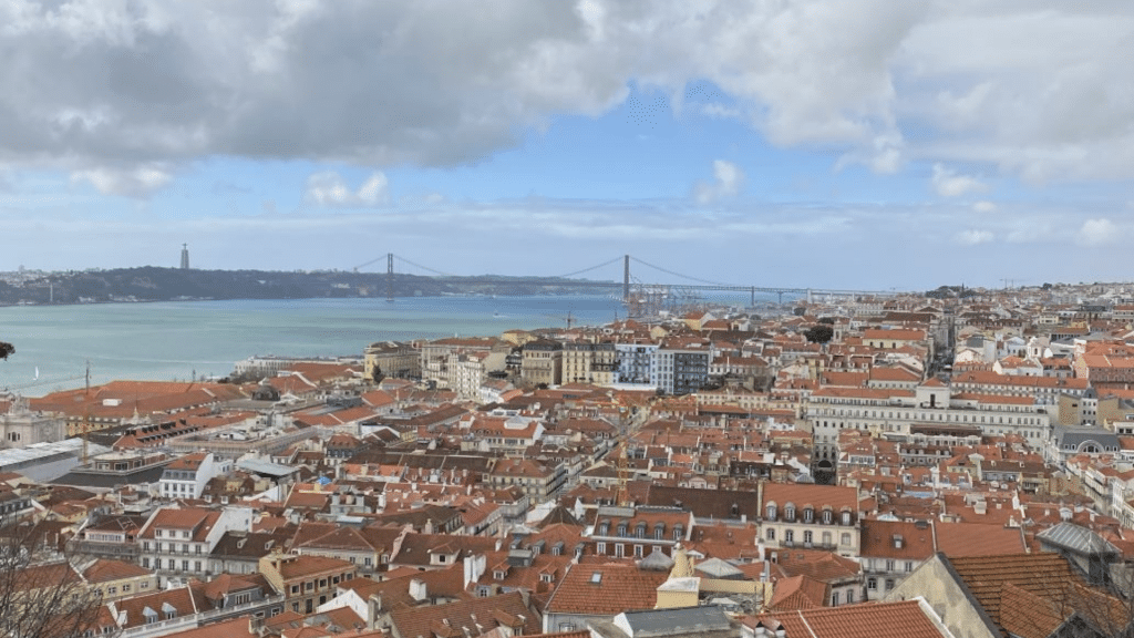 Lissabon Castelo De Sao Jorge Ausblick