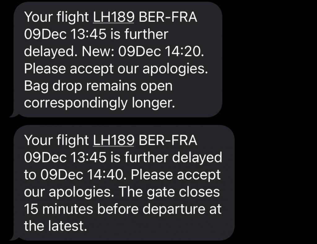 Lufthansa Delay