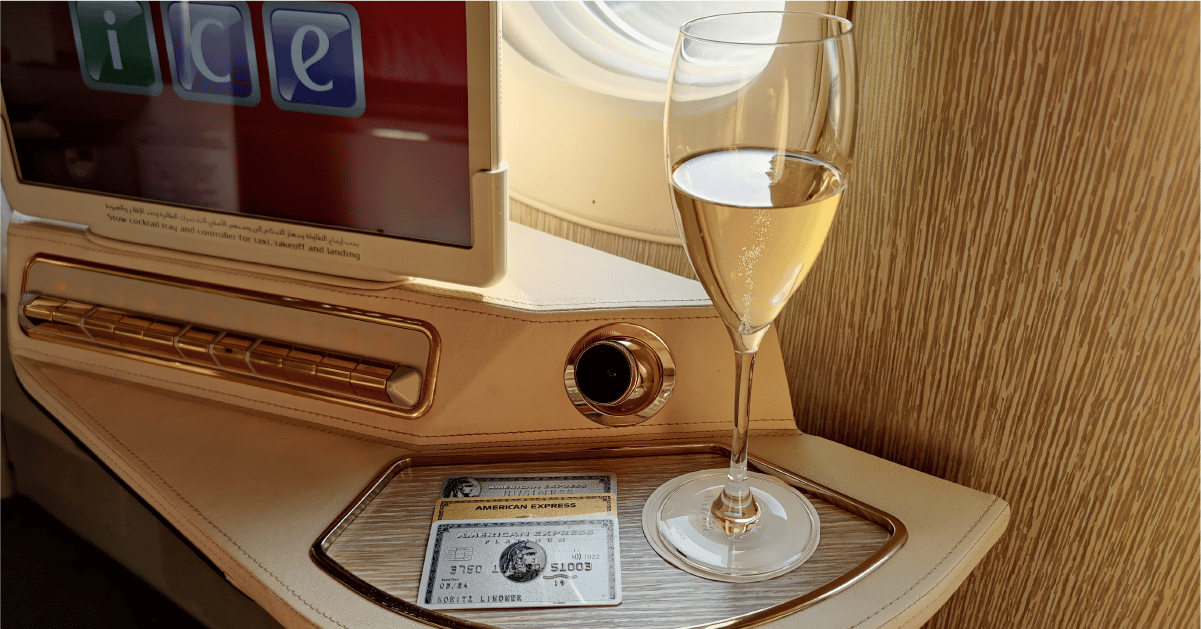 Amex Gold und Platinum DE Emirates First Class