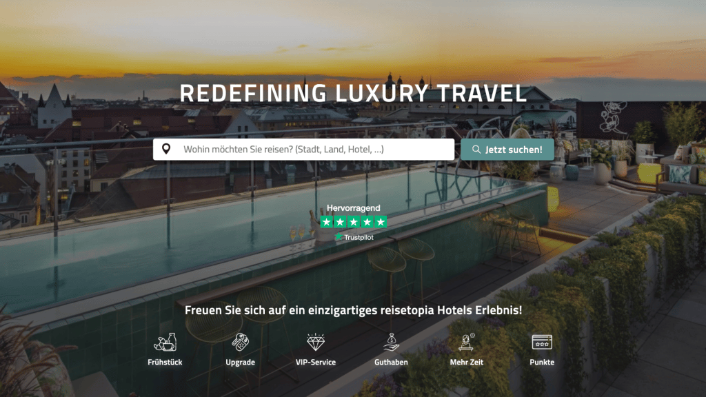 Reisetopia Hotels Suche