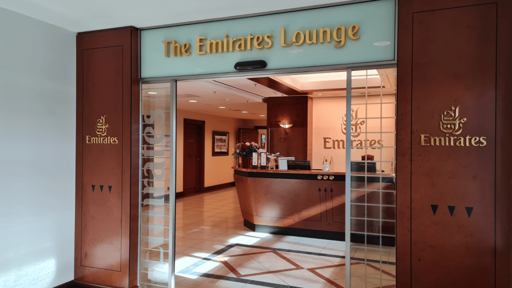 The Emirates Lounge Hamburg Empfang