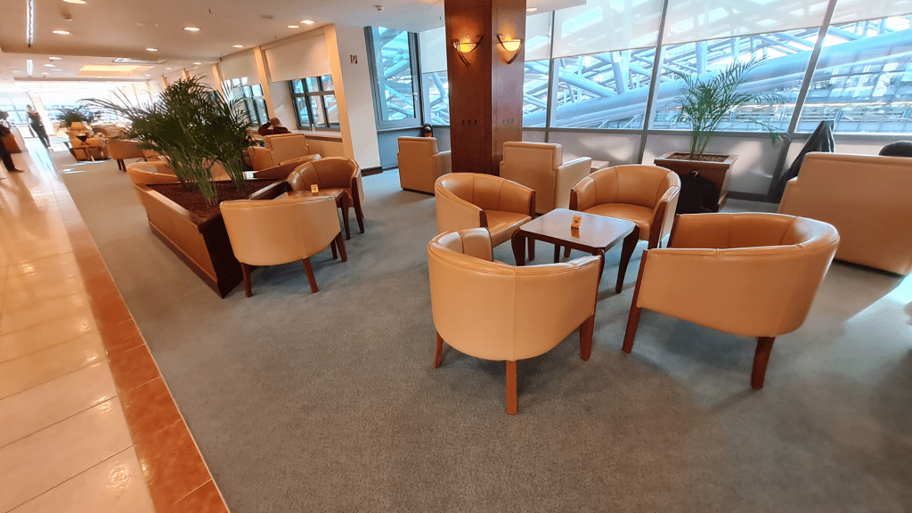 The Emirates Lounge Hamburg Sesselgruppen