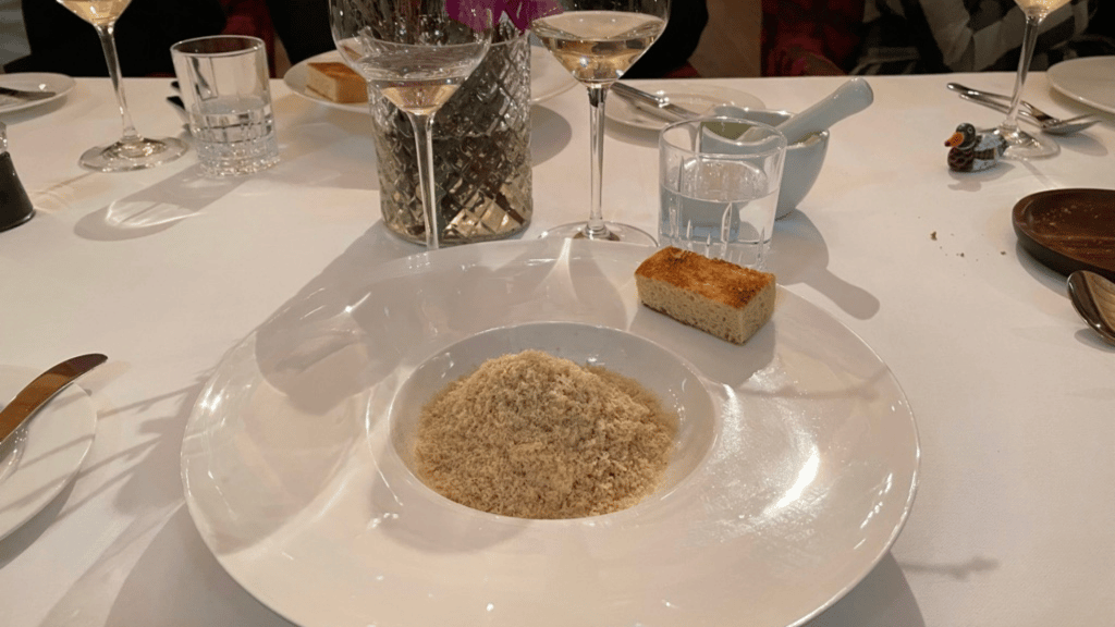 Grand Tirolia Kitzbuehel Pop Up Restaurant Ente Menue Ente Vorspeise