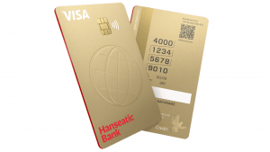 Hanseatic Bank Gold Card Vor Rückseite