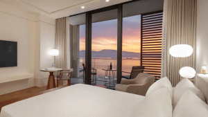 Hyatt Regency Izmir Hotel Deluxe Zimmer Balkon