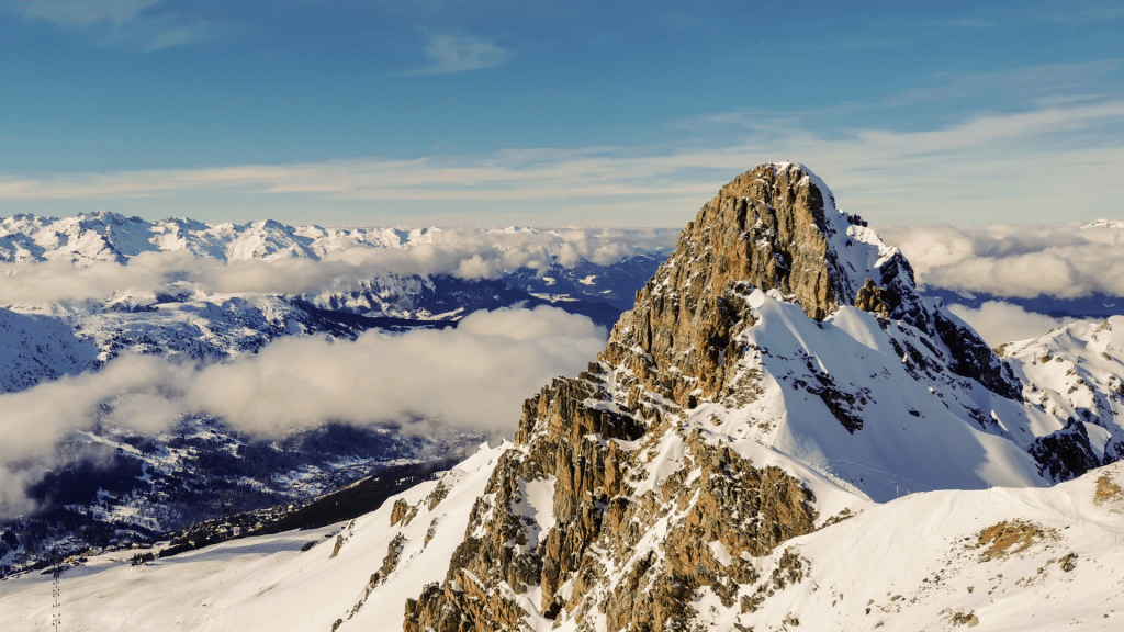 Courchevel Franzoesische Alpen