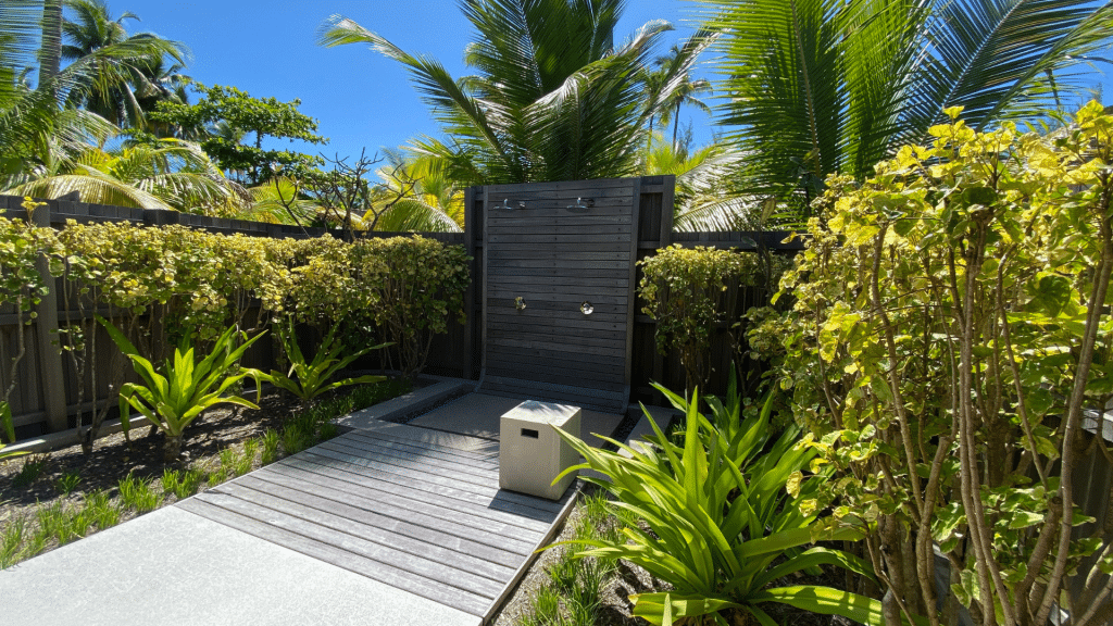 Four Seasons Resort Seychelles At Desroches Island Badezimmer Draußen