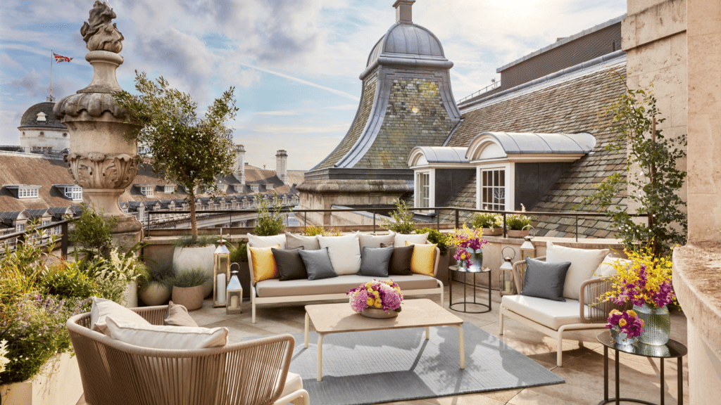 Hotel Cafe Royal London Dome Penthouse Terrasse