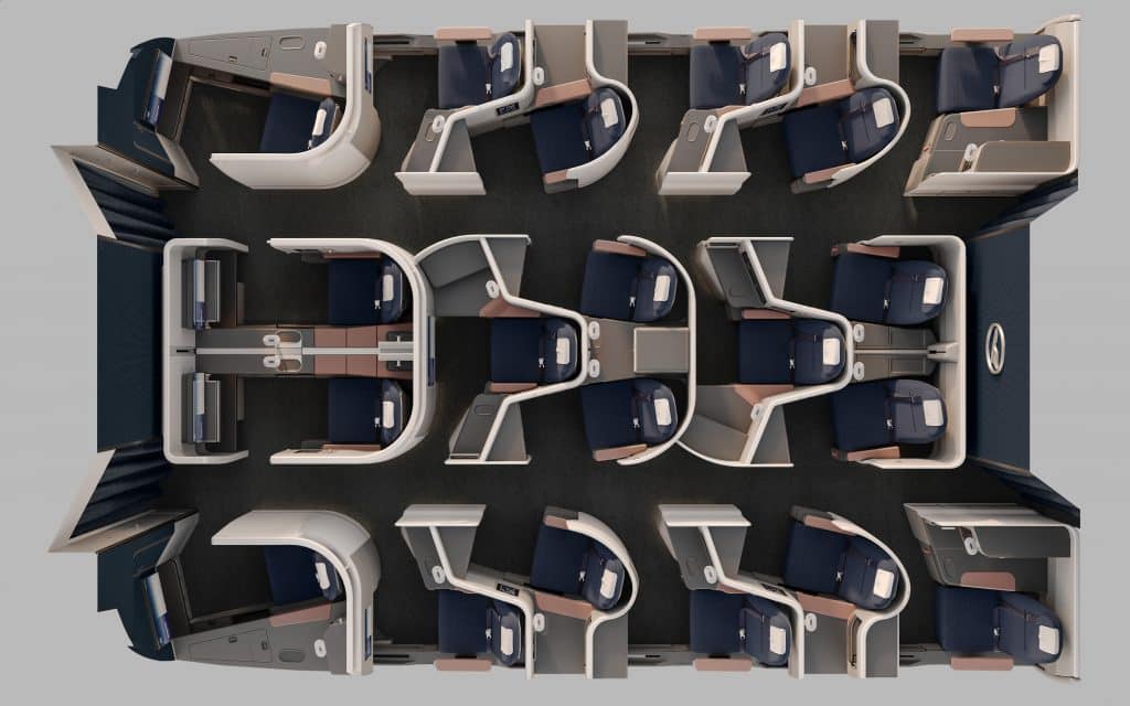 Lufthansa Allegris Business Class Layout 2