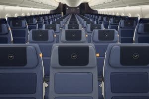 Lufthansa Allegris Economy Class Sitzreihen