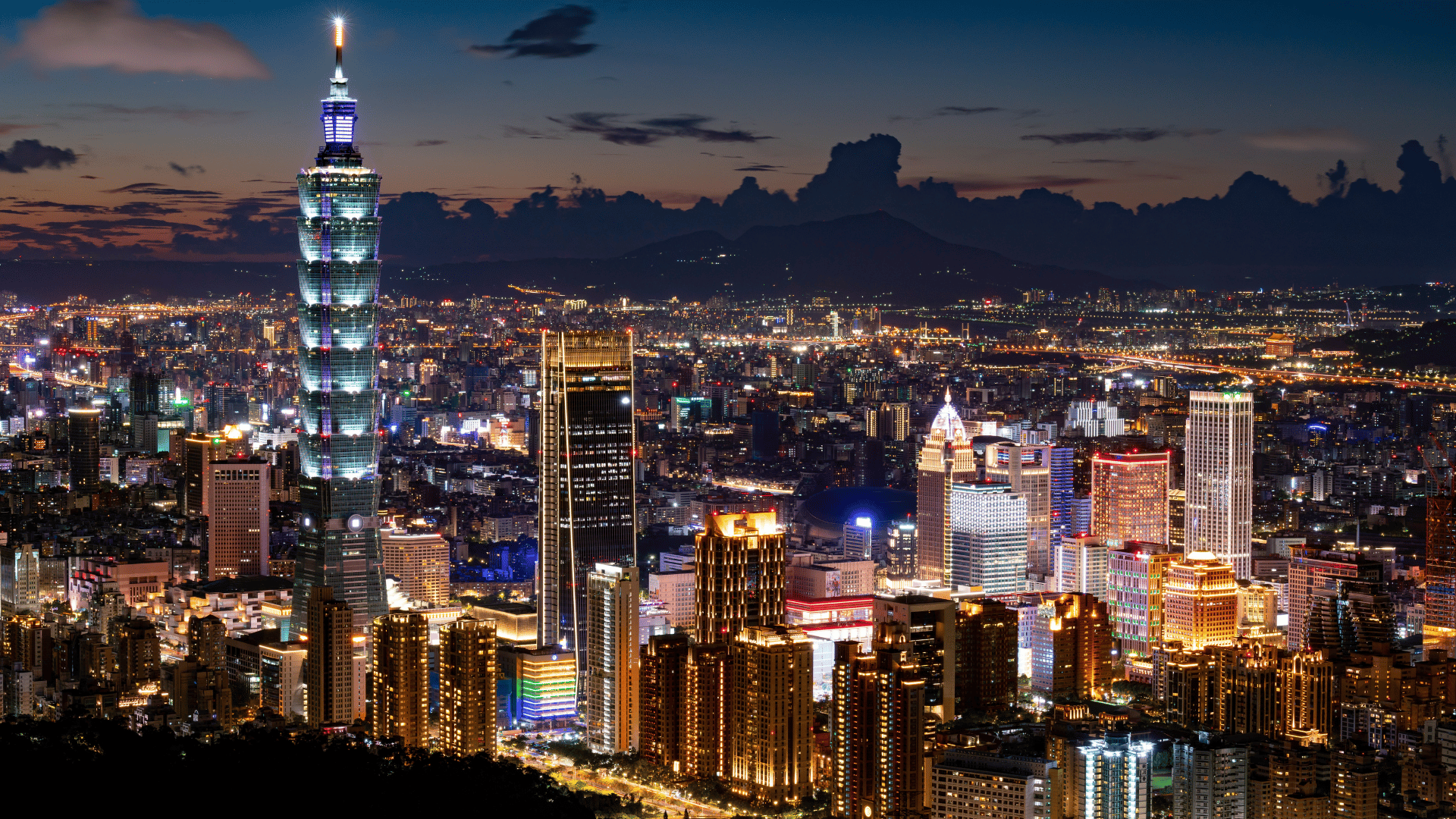 Taipeh 101 Innenstadt Taiwan