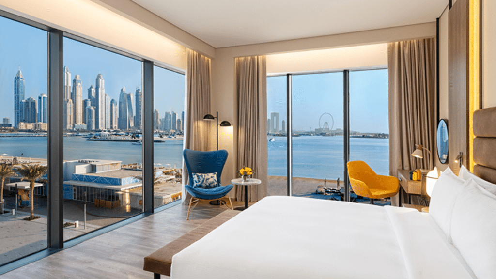 Dubai The Palm Panoramic Beach Frront View Zimmer