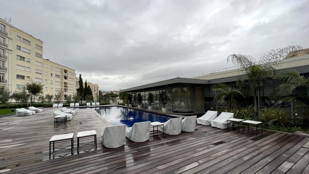 Hotel Martinez Cannes Pool Liegen