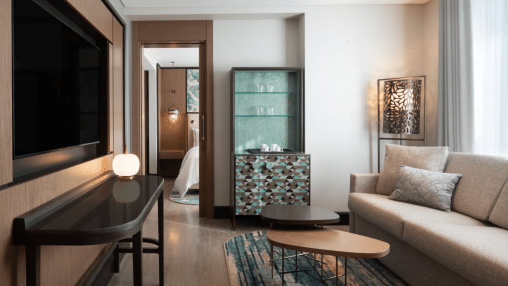 Marriott Westin Istanbul Nisantasi Premium Suite Wohnzimmer