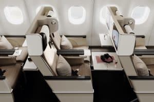 Swiss Neue Premium Economy Class Sitz 3
