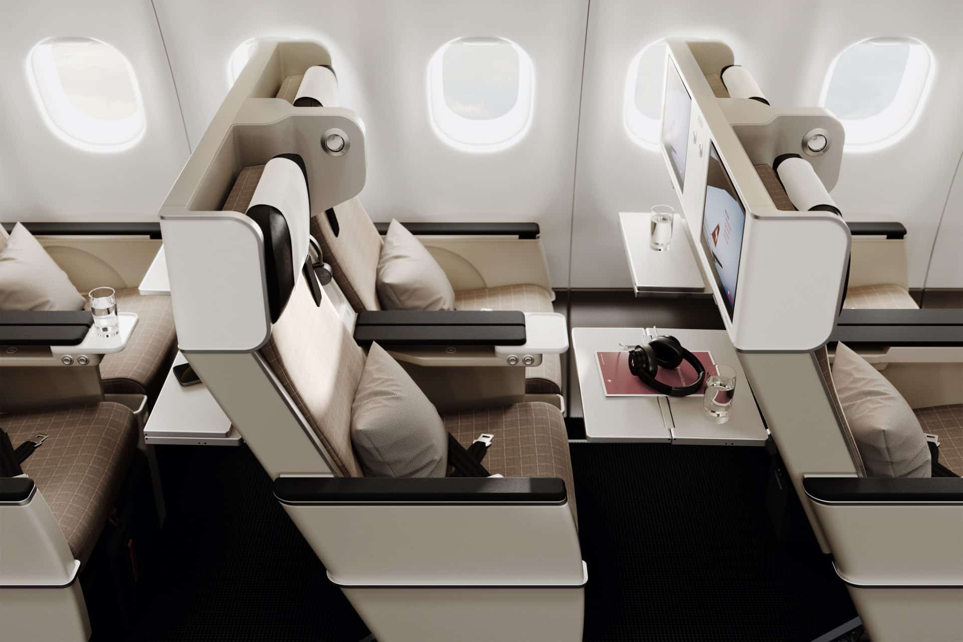 Swiss Neue Premium Economy Class Sitz 3