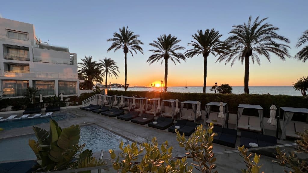 W Ibiza Ausblick Sonnenaufgang 