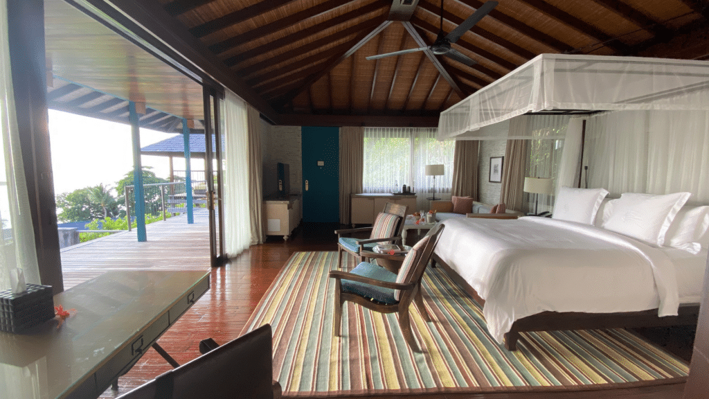 Four Seasons Seychelles Schlafzimmer