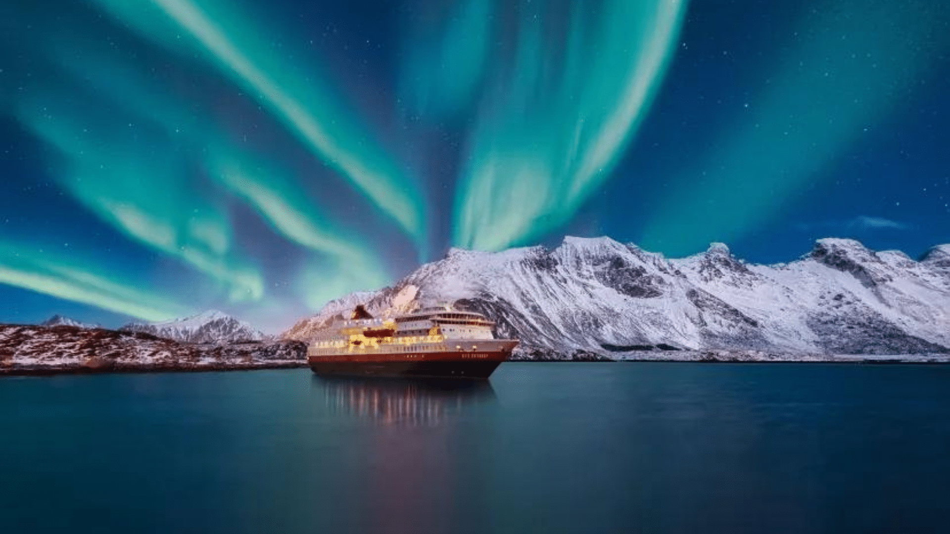 Hurtigruten Postschiffroute