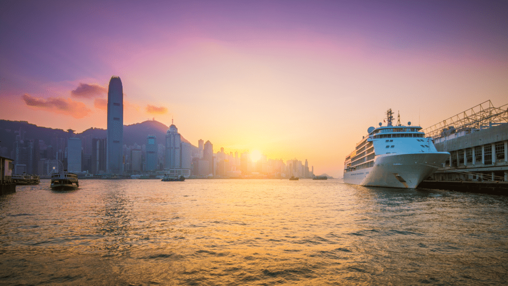 Kreuzfahrt Hongkong Hafen Von Victoria