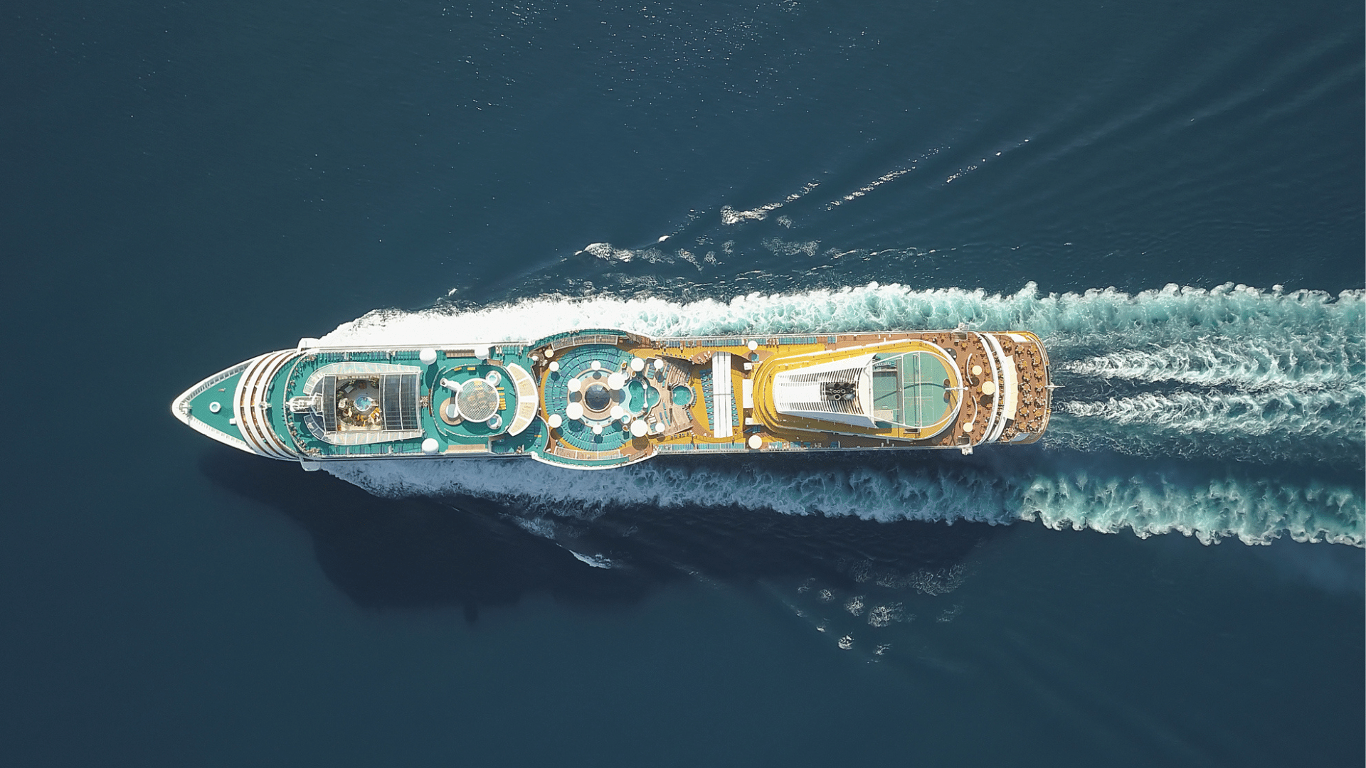 Kreuzfahrtschiff Von Oben