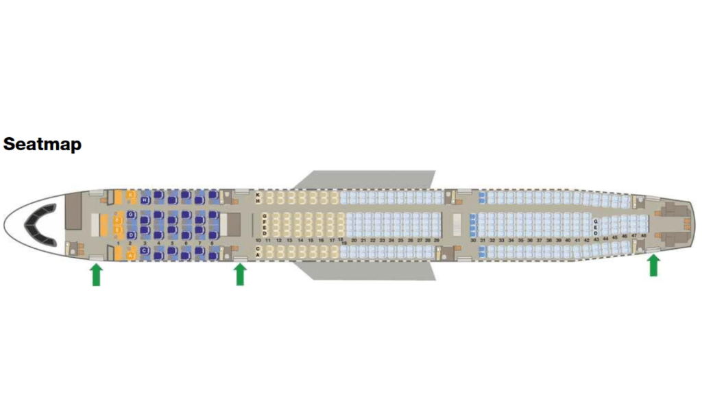A330neo Seatmap