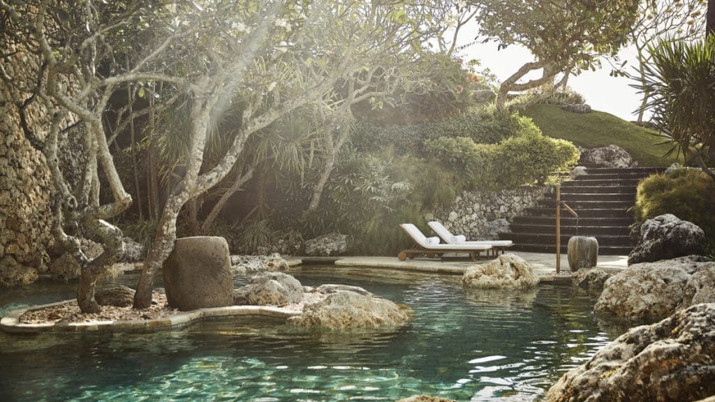 Four Seasons Resort Bali At Jimbaran Bay Wasserfall Infinity Pool