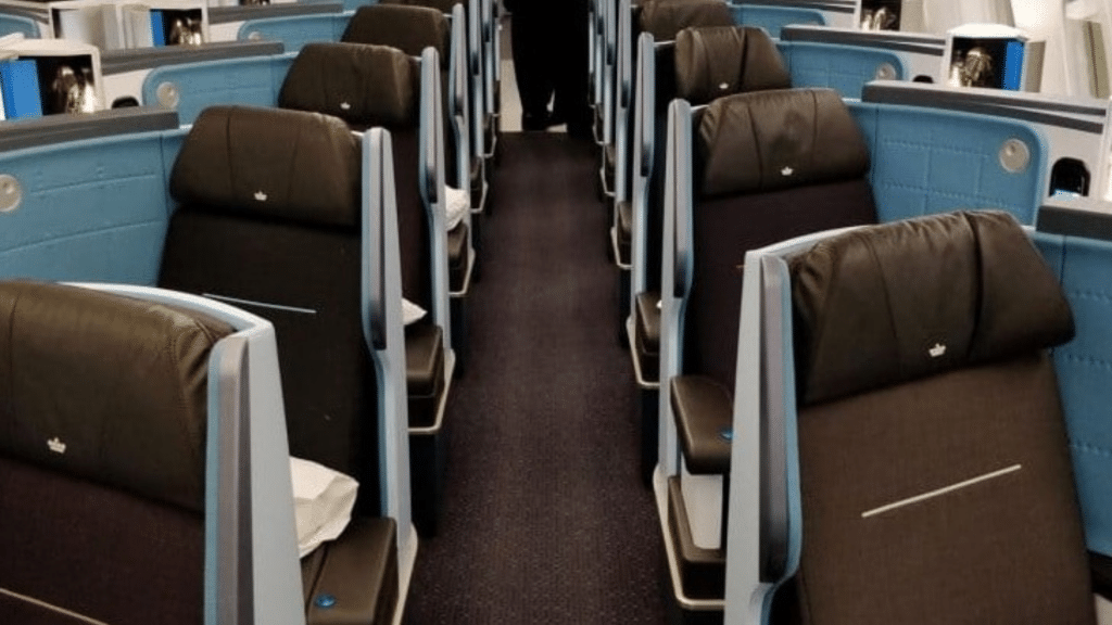 KLM Business Class Boeing 787