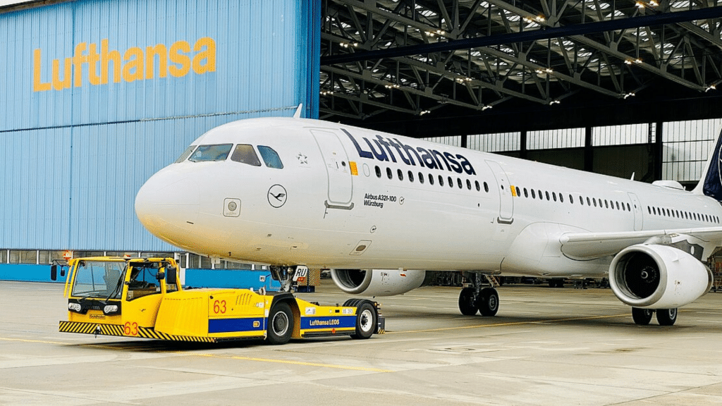 Lufthansa Elektro-Schlepper