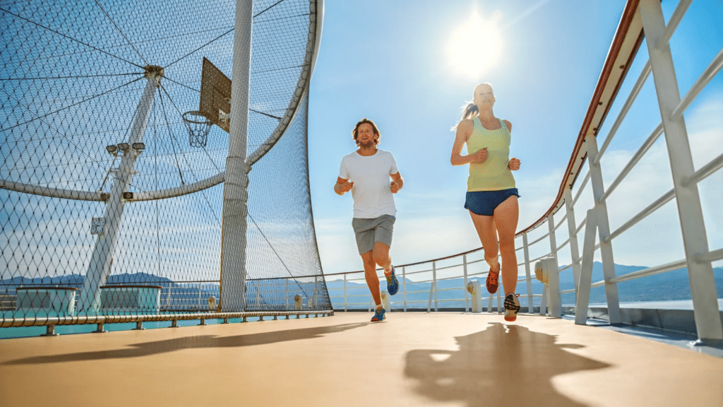 AIDAmar Sport Joggingstrecke Deck