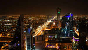 Riad, Saudi Arabien, Nacht