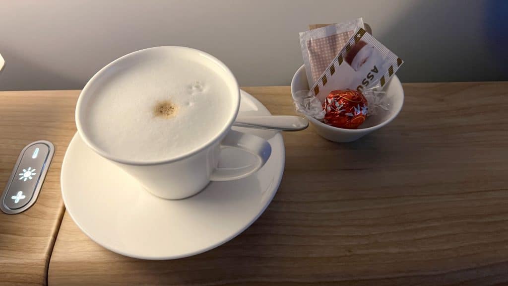 Swiss First Class Airbus A330 Cappuccino