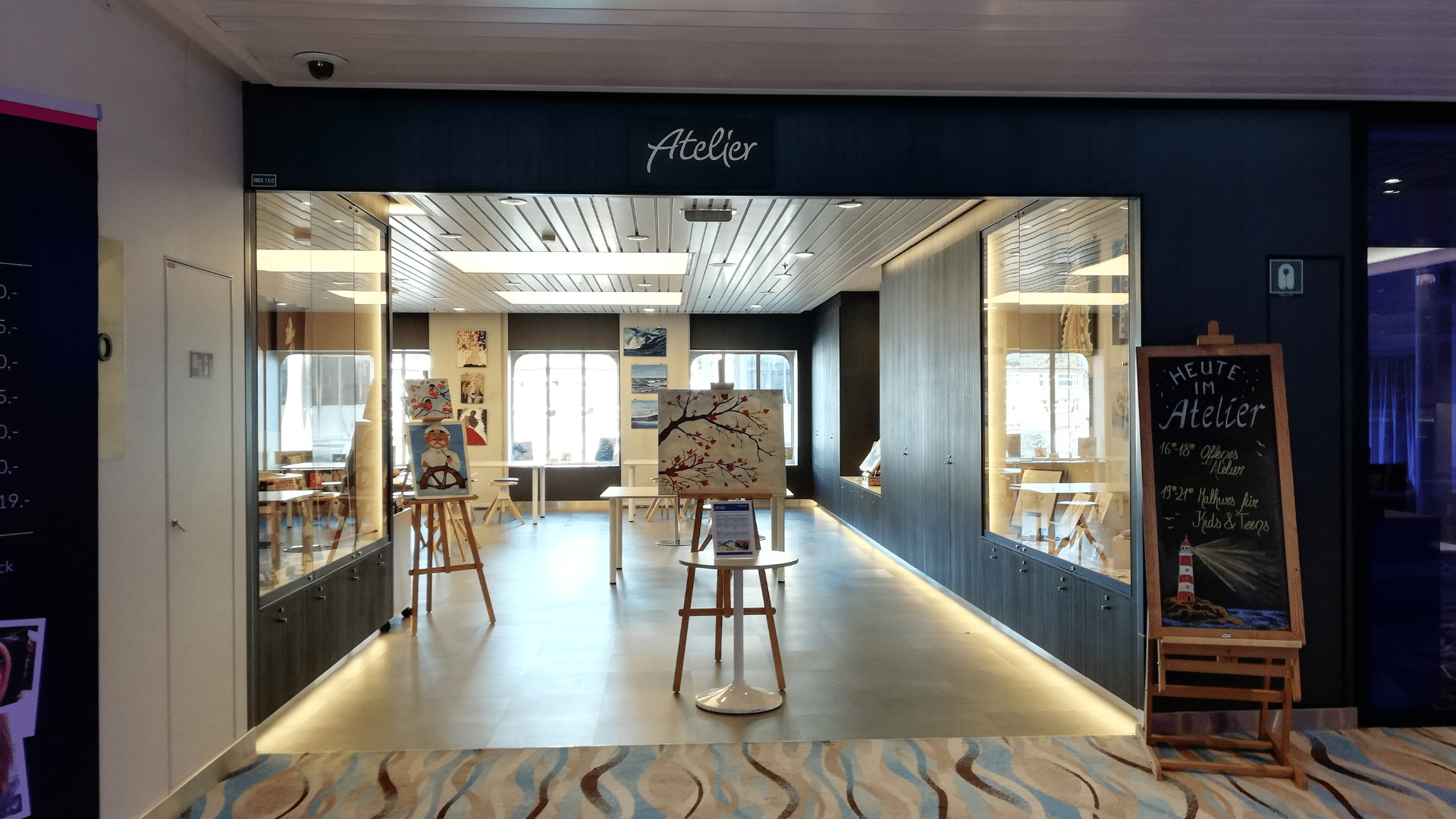 Atelier an Bord der Mein Schiff 4