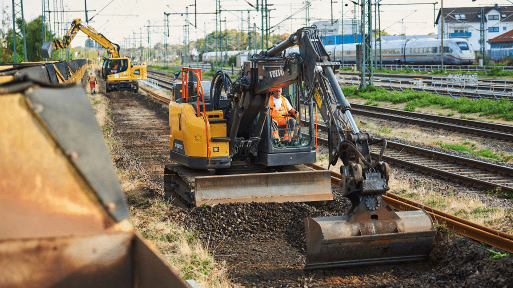 Deutsche Bahn Sanierung Der Schienen