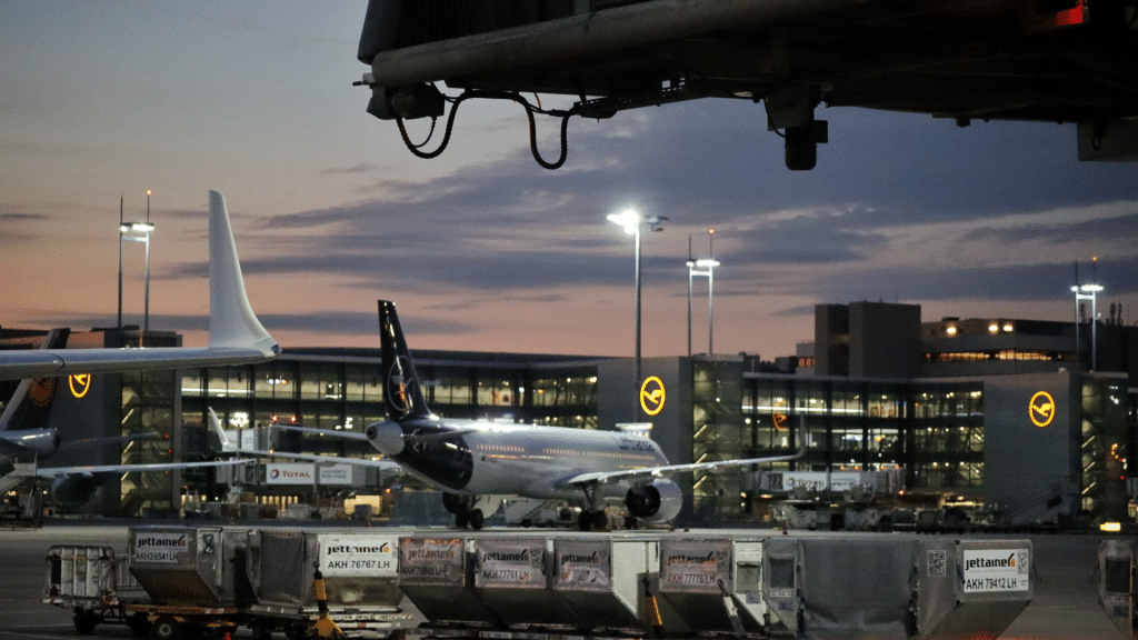 Flughafen Frankfurt Gewitter