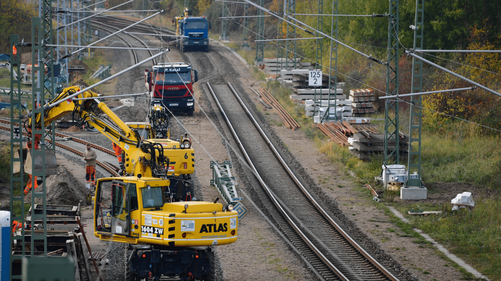 Gleissanierung Deutsche Bahn