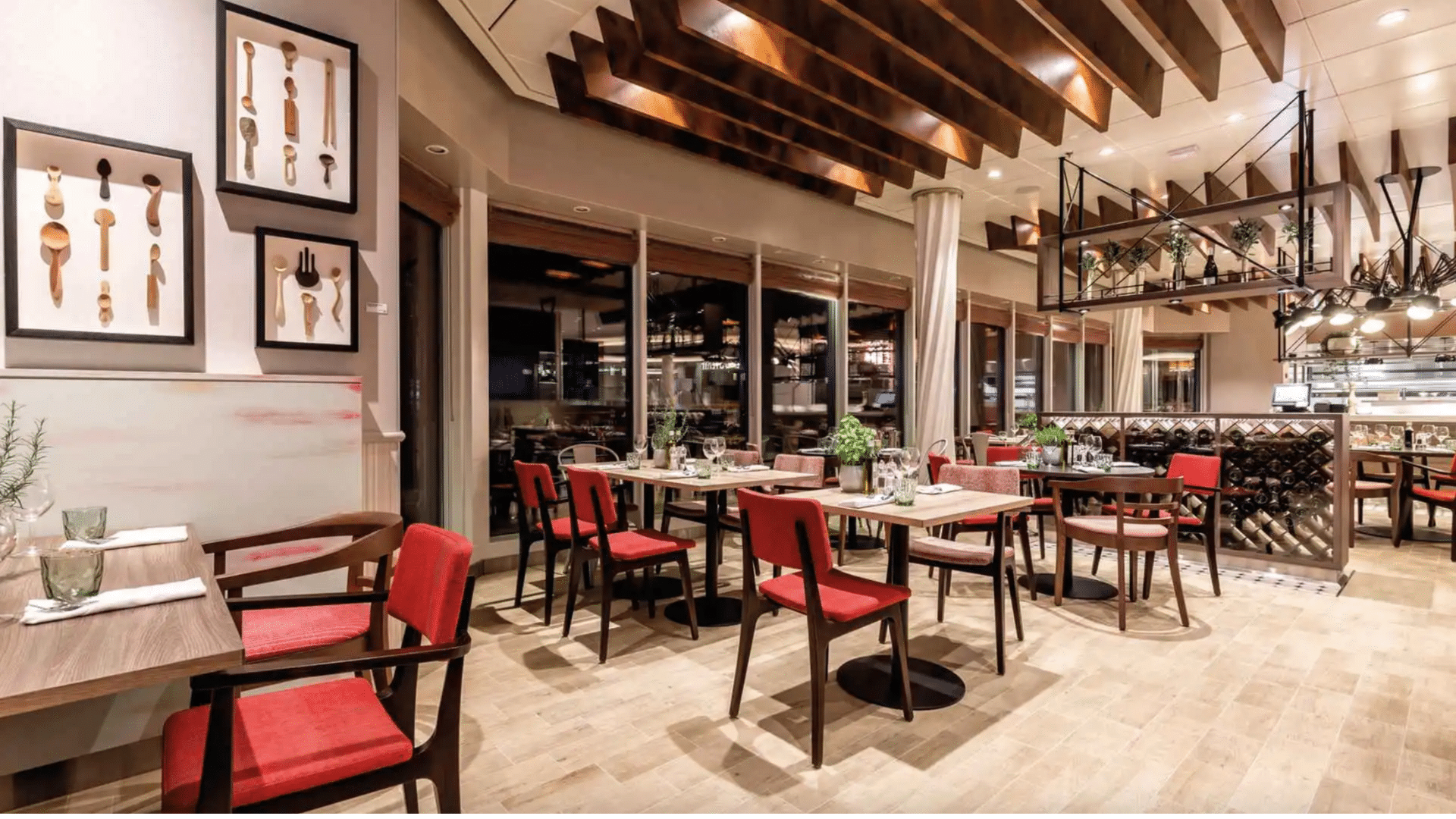 Italienisches Restaurant auf der Mein Schiff 3