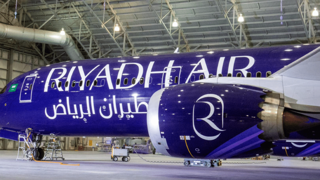Riyadh Air Dreamliner Lackierung