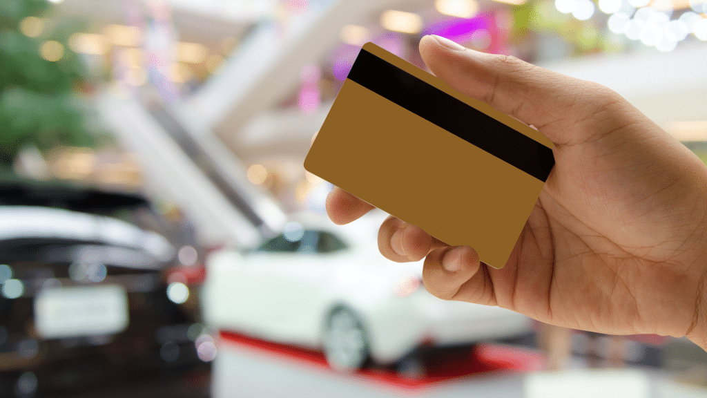 Goldene Kreditkarte Mietwagen Mieten
