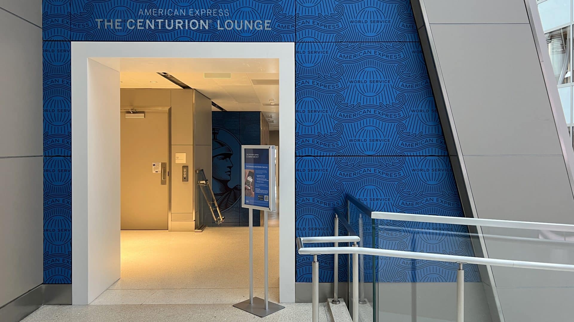 American Express Centurion Lounge Los Angeles Eingang