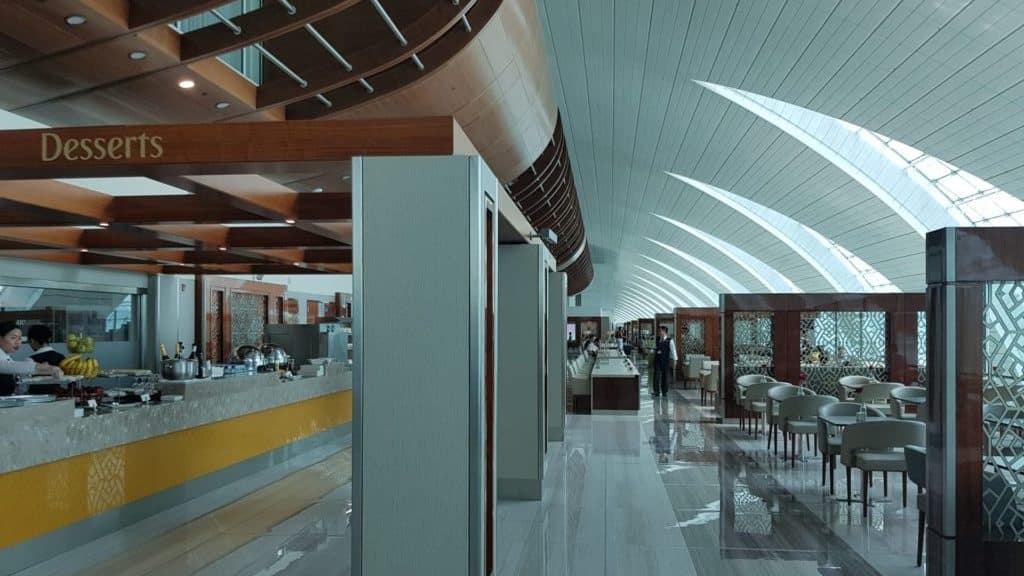 Emirates Business Class Lounge Dubai International Airport