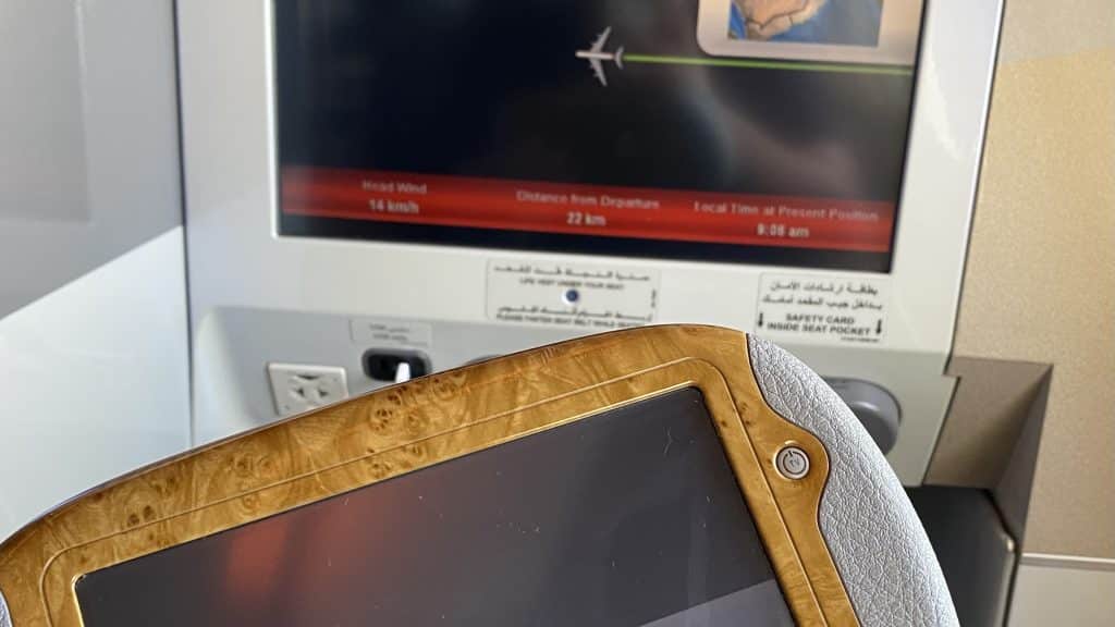 Emirates Airbus A380 Business Class Inflight-Entertainment-System