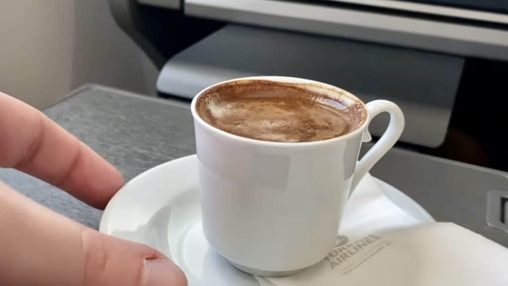 Turkish Airlines Türkischer Kaffee