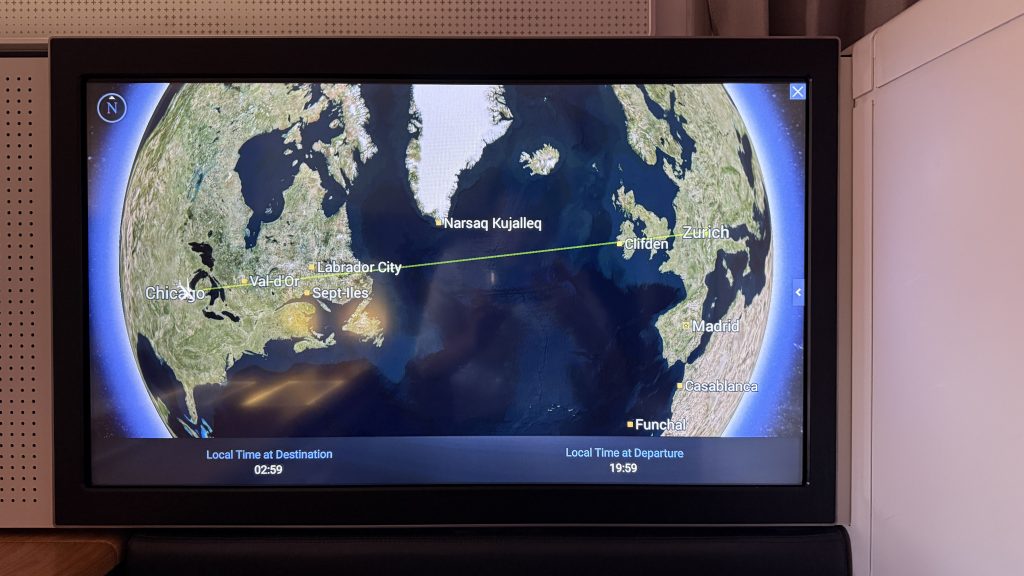 Swiss First Class Boeing 777 Airshow