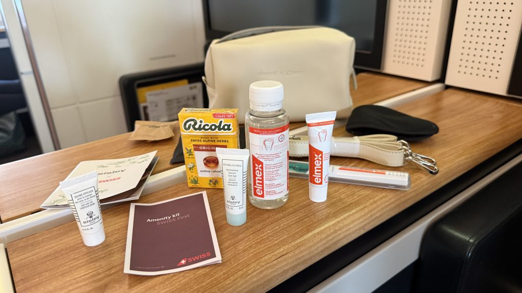 Swiss First Class Boeing 777 Amenity Kit